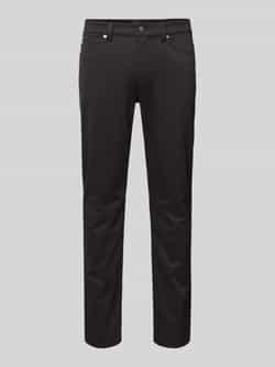 Boss Slim fit stoffen broek met stretch model 'Delaware'