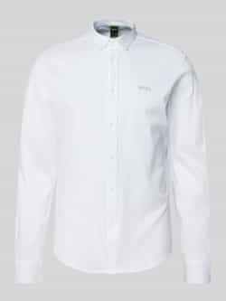 BOSS Green Slim fit vrijetijdsoverhemd met button-downkraag model 'MOTION'
