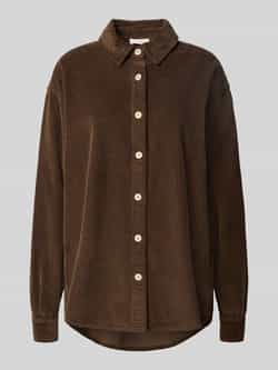 American vintage Relaxed fit overhemdblouse van corduroy model 'PADOW'
