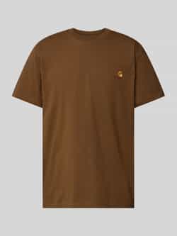Carhartt Work In Progress T-shirt met labelstitching model 'American Script'