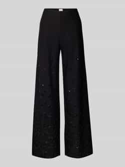 SEDUCTIVE Wide leg broek van viscosemix model 'KIMBERLEY'