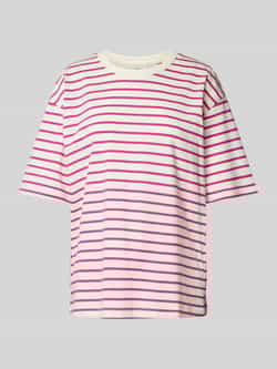 Kaffe T-shirt met extra brede schouders model 'winny'