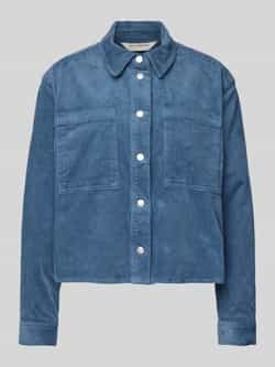 MSCH Copenhagen Regular fit corduroy blouse met borstzakken model 'Arcelle Geggo'