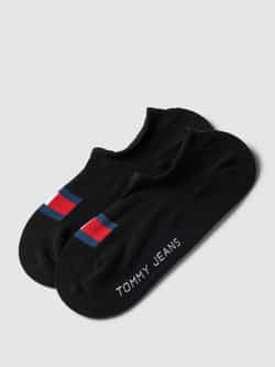 Tommy Hilfiger Kousenvoetjes met logoprint in een set van 2 paar