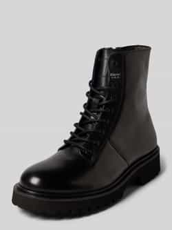 Blauer USA Veterlaarzen met labeldetail model 'BUXTON'