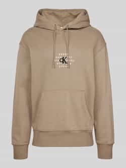Calvin Klein Jeans Hoodie met labelstitching