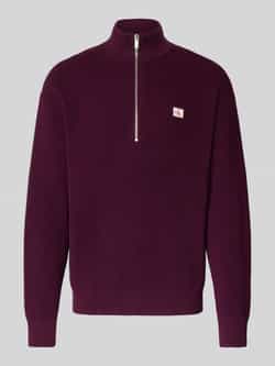 Calvin Klein Jeans Gebreide pullover met ribboorden