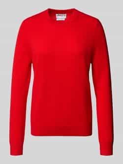 Jake*s Casual Gebreide pullover van kasjmier met ronde hals