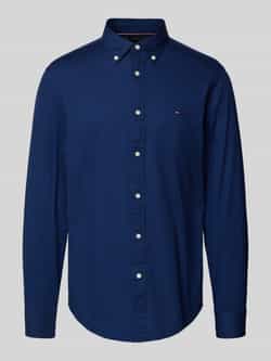 Tommy Hilfiger Slim fit vrijetijdsoverhemd van katoenmix