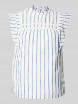 Oui Gestreepte zomertop Multicolor Dames