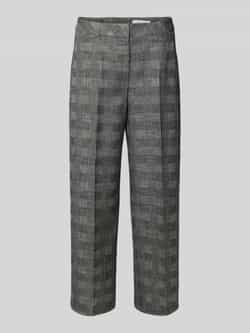 Comma Straight fit pantalon met persplooien
