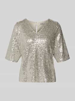 Ichi Blouseshirt met V-hals model 'FAUCA'