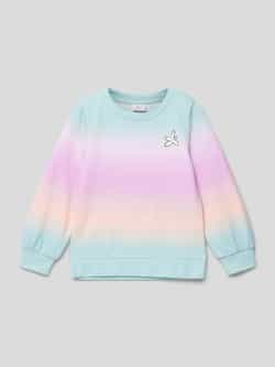 S.Oliver dip-dye sweater lila blauw zalm Paars Dip-dye 104 110