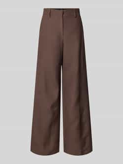 Weekend Max Mara Wide leg stoffen broek met katoen model 'BALLO'