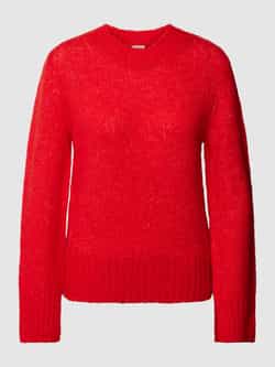 S.Oliver BLACK LABEL Gebreide pullover met ronde hals