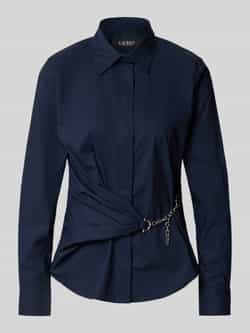 Lauren Ralph Lauren Regular fit overhemdblouse met kettingdetail model 'Coniah'