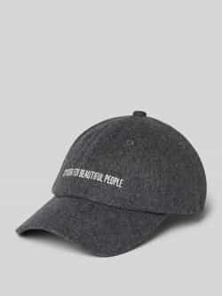Drykorn Baseballpet van wolmix met stitching model 'JESPER'