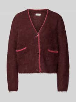 American vintage Gebreid jack met knoopsluiting model 'BYMI''