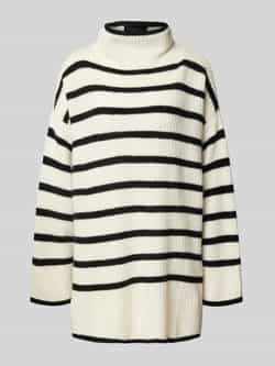 Copenhagen Muse Gebreide pullover met opstaande kraag model 'BIANCA'