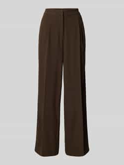 Selected Femme Loose fit bandplooibroek met steekzakken opzij model 'TINNI'