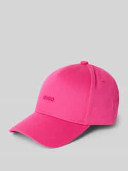 HUGO Baseballpet met logostitching model 'Cara'