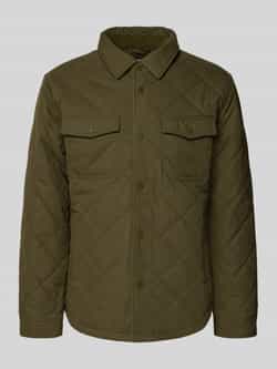 Pepe Jeans Overhemdjack van katoenmix model 'QUILTED WORKSHIRT'