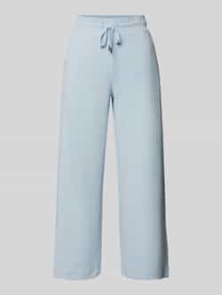 Soyaconcept Wide leg sweatpants met tunnelkoord