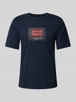 Jack & Jones Shirt met print JJHUDSON TEE SS CREW NECK