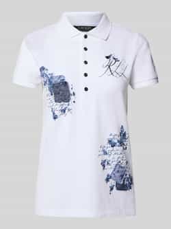Lauren Ralph Lauren Poloshirt met korte knoopsluiting model 'KIEWICK'