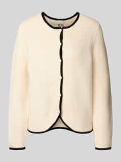 Ichi Gebreid jack met ronde hals model 'BRICA'