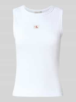 Calvin Klein Jeans Tanktop met labeldetail