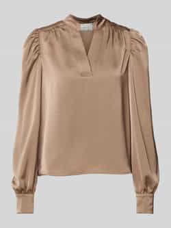 NEO NOIR Regular fit blouse met V-hals model 'Rosslyn'