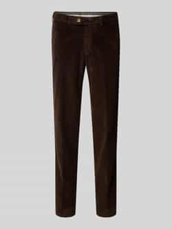 Hiltl Regular fit corduroy broek met riemlussen model 'PARMA'