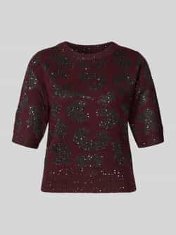 Vero Moda Shaped fit gebreide pullover met wol model 'ZUZU 2 4 O-NECK PULLOVER'
