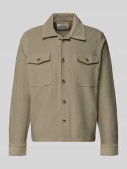 Selected Homme Regular fit overhemdjack van puur biologisch katoen model 'OLIVER'