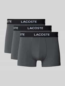 Lacoste Boxershort met elastische band in een set van 3 stuks