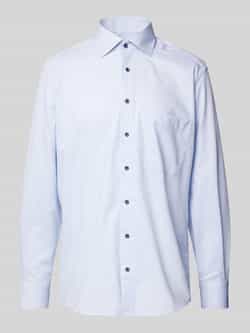 Eterna Overhemd met lange mouwen Comfort fit NON IRON (strijkvrij)