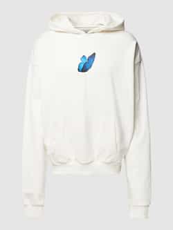 Mister tee Hoodie met motiefprint model 'LE PAPILLON'