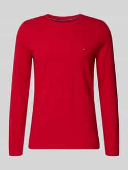 Tommy Hilfiger Slim fit shirt met lange mouwen van katoenmix