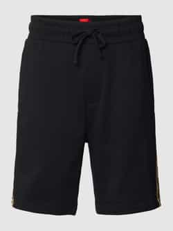 HUGO Sweatshorts met logodetails model 'Sporty'