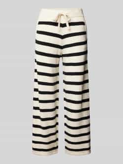 Jake*s Casual Wide leg broek met elastische band
