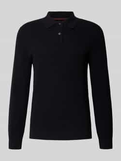 Christian Berg Men Slim fit poloshirt met knoopsluiting