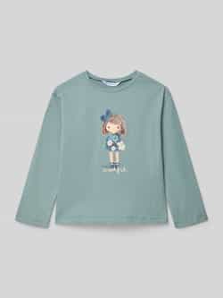 Mayoral Regular fit shirt met lange mouwen en motiefprint