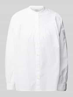 Emily Van den Bergh Relaxed fit overhemdblouse met opstaande kraag