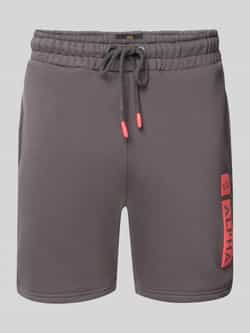 Alpha industries Sweatshorts met elastische band en tunnelkoord