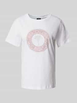 Joop! T-shirt met strass-steentjes model 'Tolu'