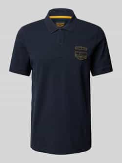PME Legend Poloshirt met labeldetail