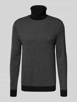 Tommy Hilfiger Regular fit coltrui van een mix van katoen en kasjmier