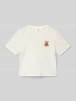 Only Regular fit T-shirt van puur katoen model 'REX'