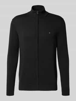 Tommy Hilfiger Regular fit gebreid jack van puur katoen